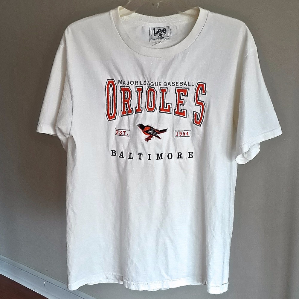 ⚾️🧡Vintage Orioles Embroidered Tee/Men's M